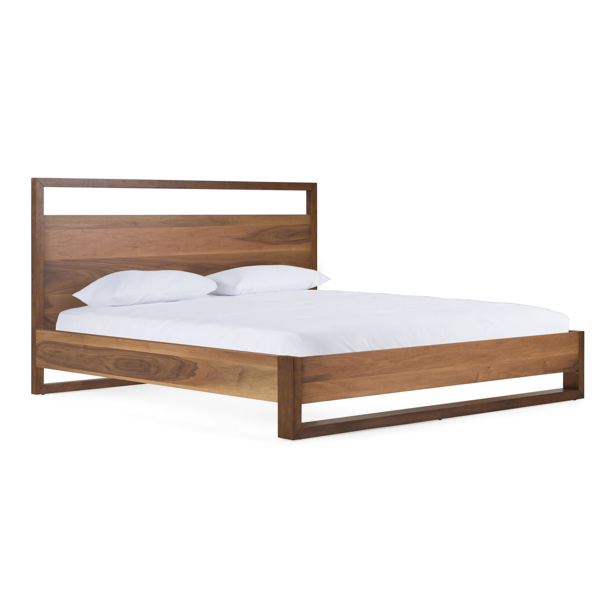 Berlin Modern Walnut Bed