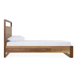 Berlin Modern Walnut Bed