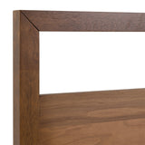 Berlin Modern Walnut Bed
