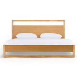 Mielcasa | Oak Nova Domus Berlin Modern Natural Oak Bed | SKU VGMA-BR-92-BED-NAT | MPN: 82501|82497|83110 | Free Delivery & Free Return