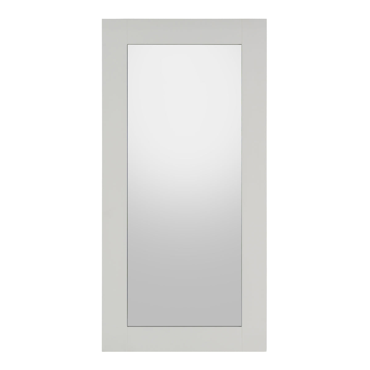 Beth Modern White Floor Mirror