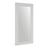 Beth Modern White Floor Mirror