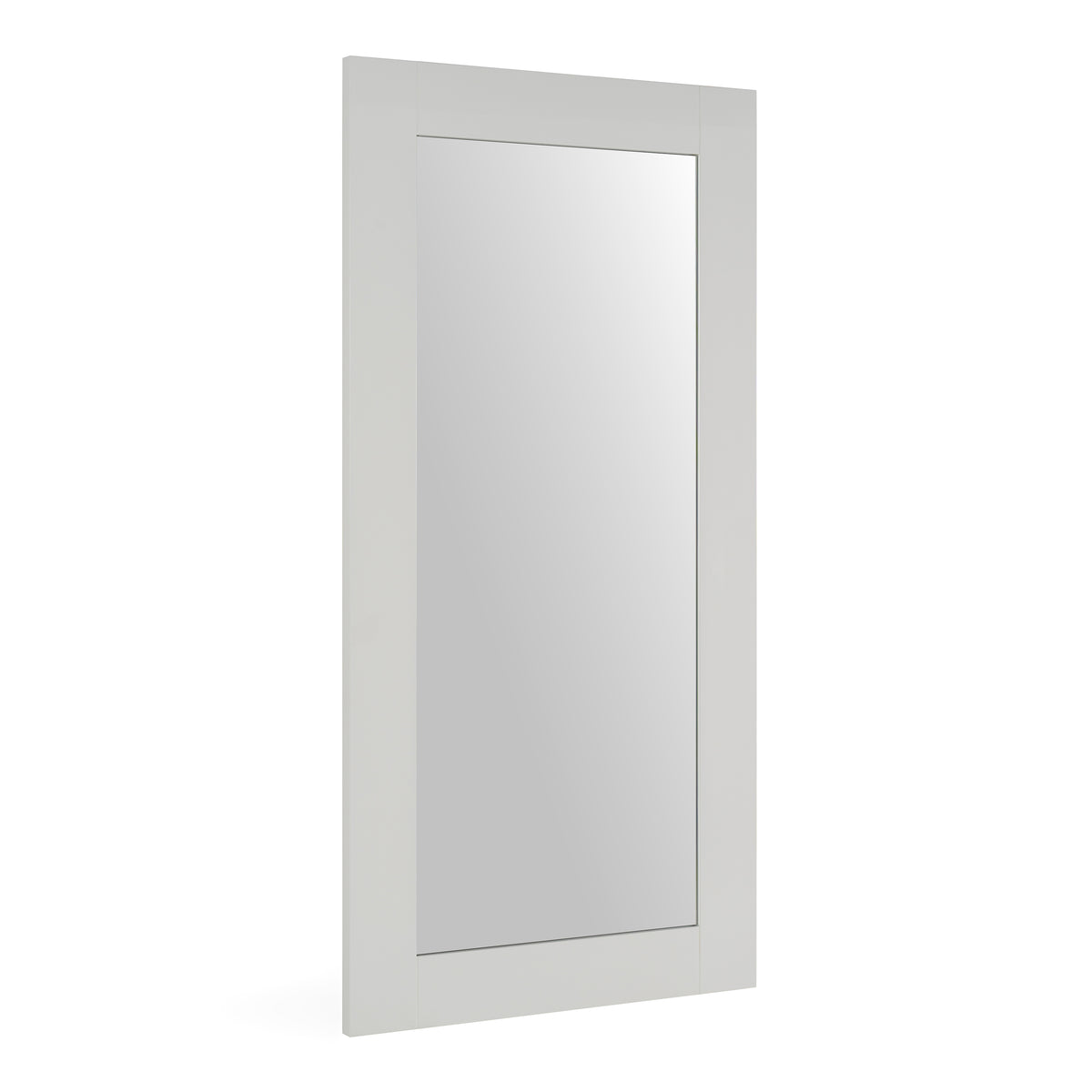 Beth Modern White Floor Mirror