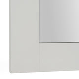 Beth Modern White Floor Mirror