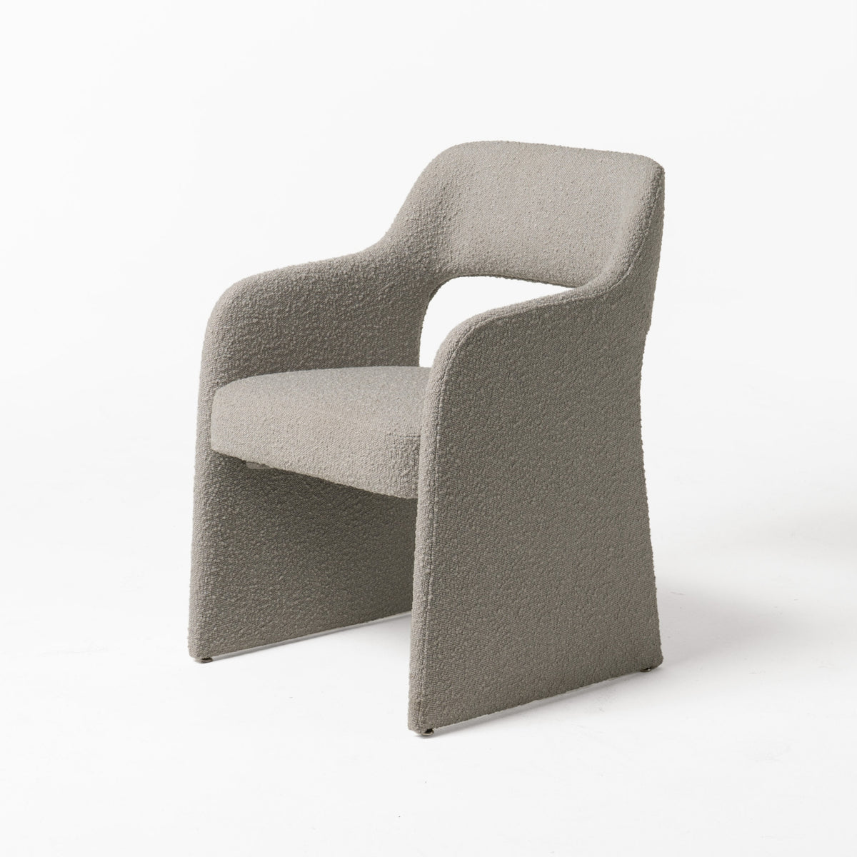Bishop Modern Grey Fabric Dining Chair