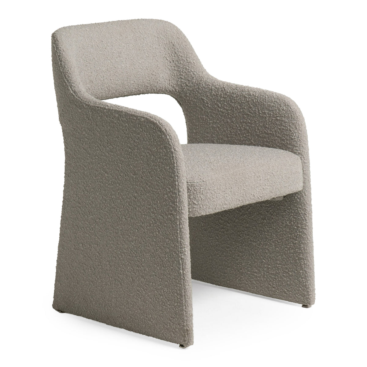 Bishop Modern Grey Fabric Dining Chair
