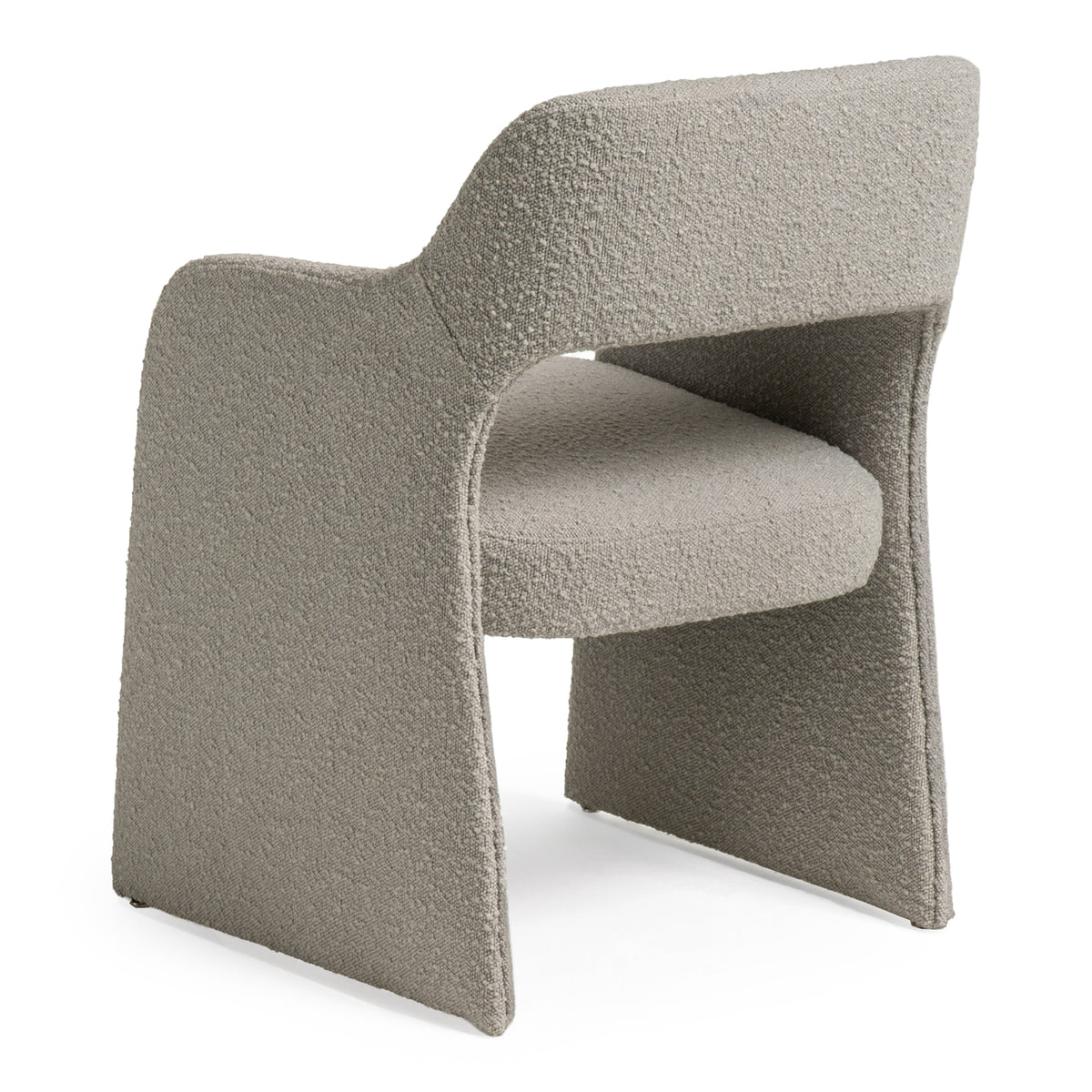 Bishop Modern Grey Fabric Dining Chair