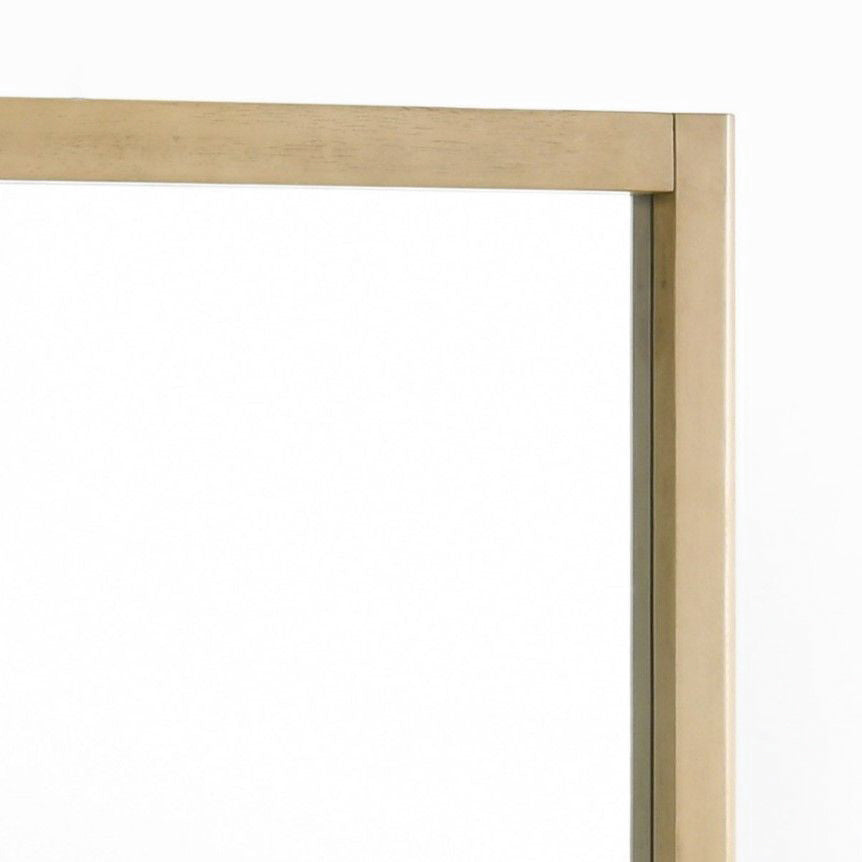 Santa Monica Modern Natural Oak Square Mirror