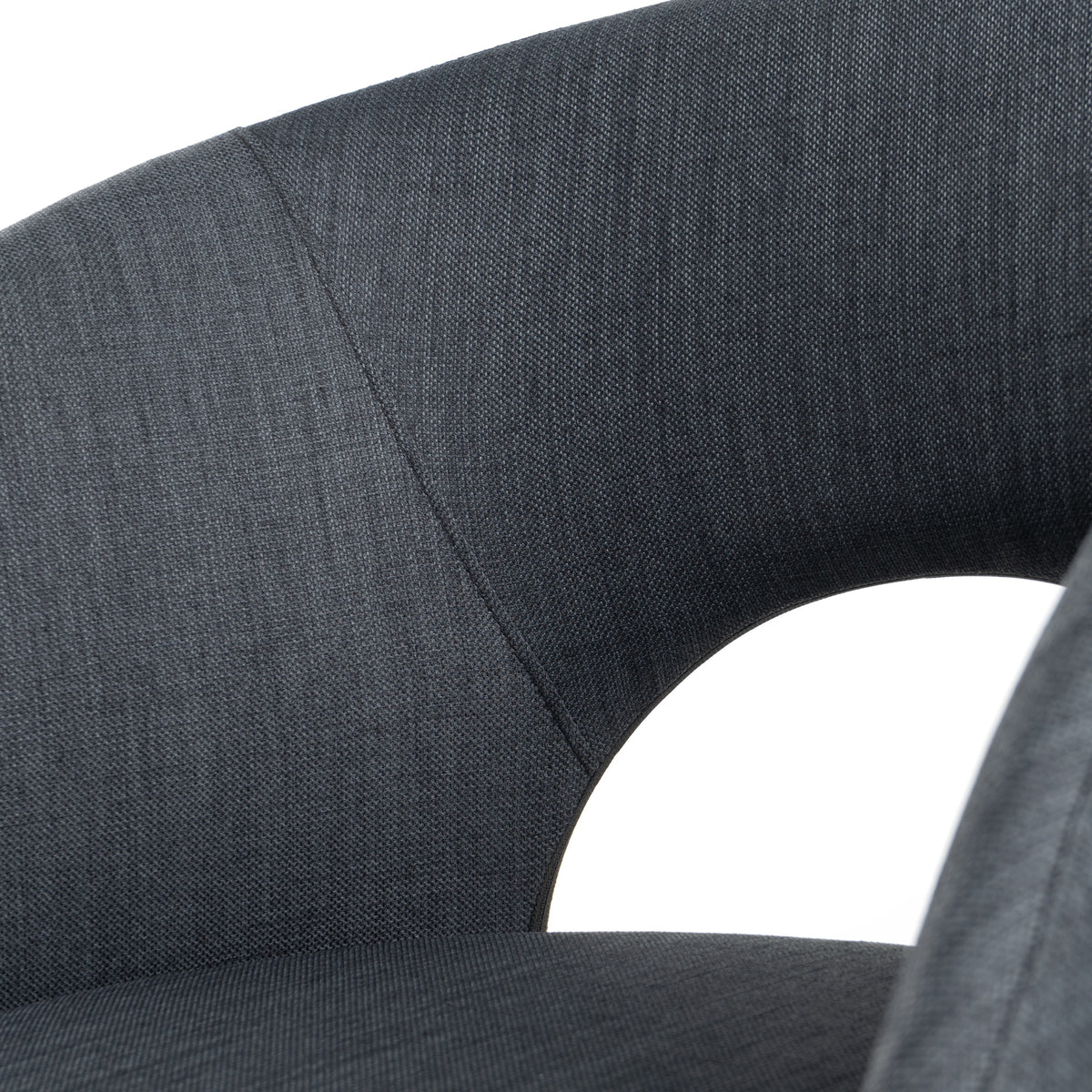 Brea Charcoal Fabric Dining Chair
