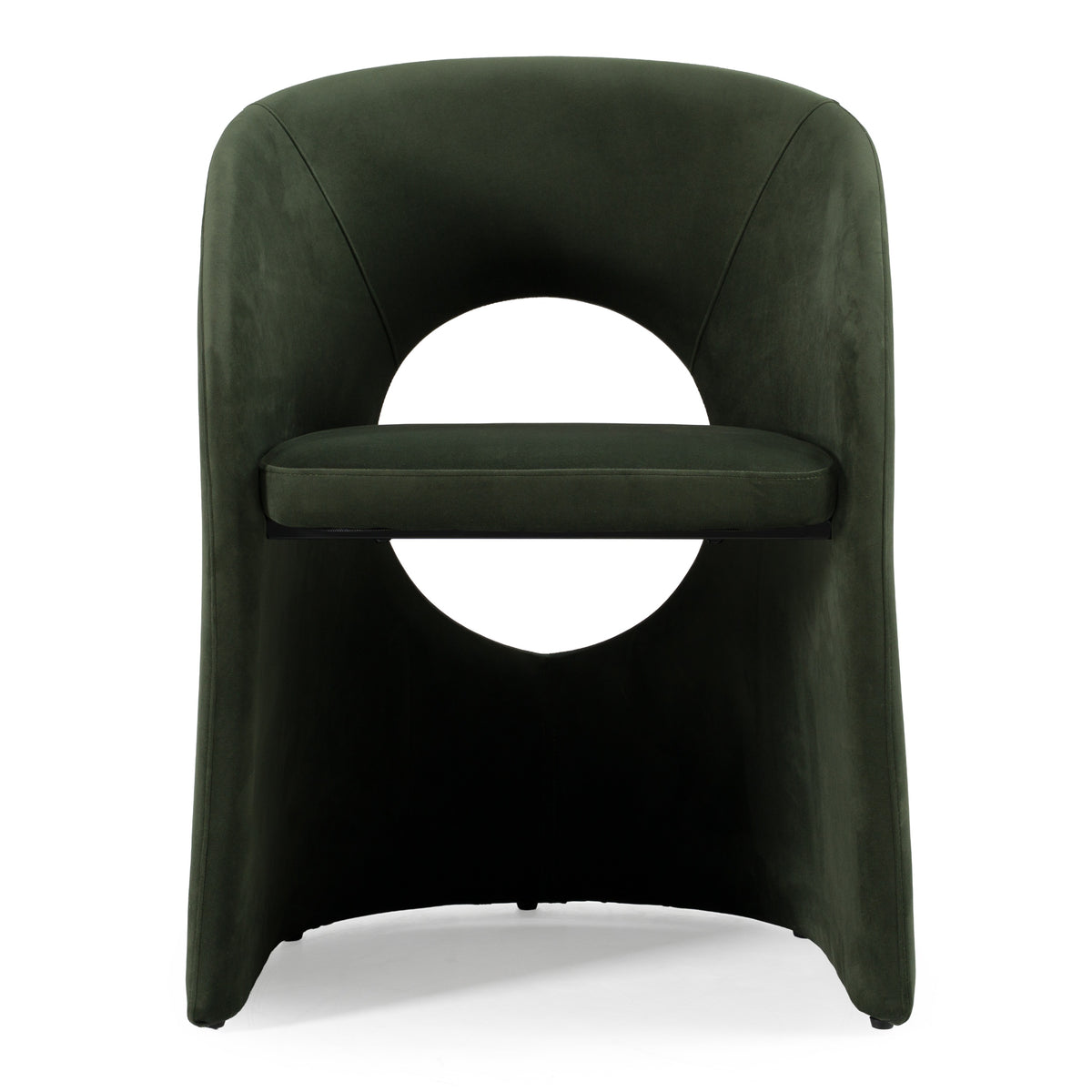 Brea Modern Green Fabric Dining Chair