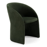 Brea Modern Green Fabric Dining Chair