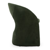 Brea Modern Green Fabric Dining Chair
