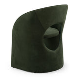 Brea Modern Green Fabric Dining Chair