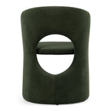 Brea Modern Green Fabric Dining Chair