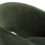 Brea Modern Green Fabric Dining Chair