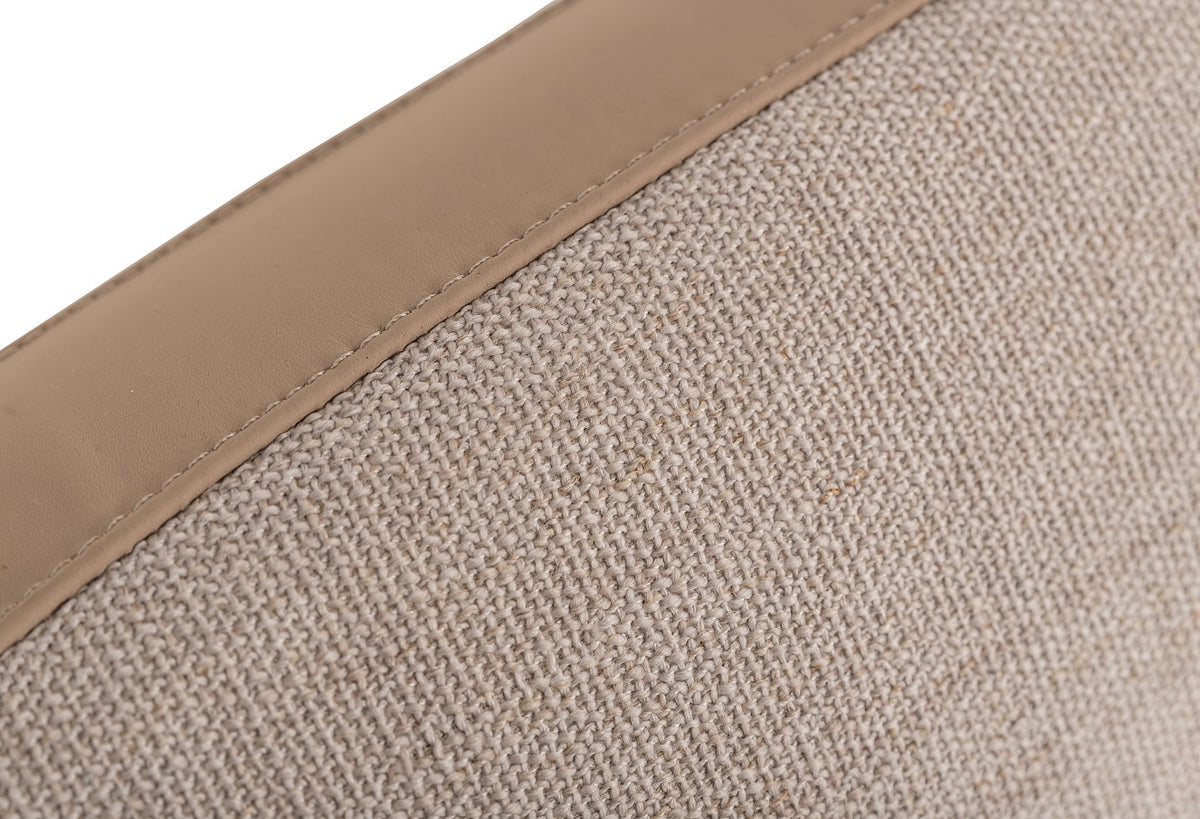 Brittany Modern Beige Fabric Bed