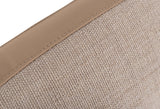 Brittany California King Modern Grey Fabric Bed