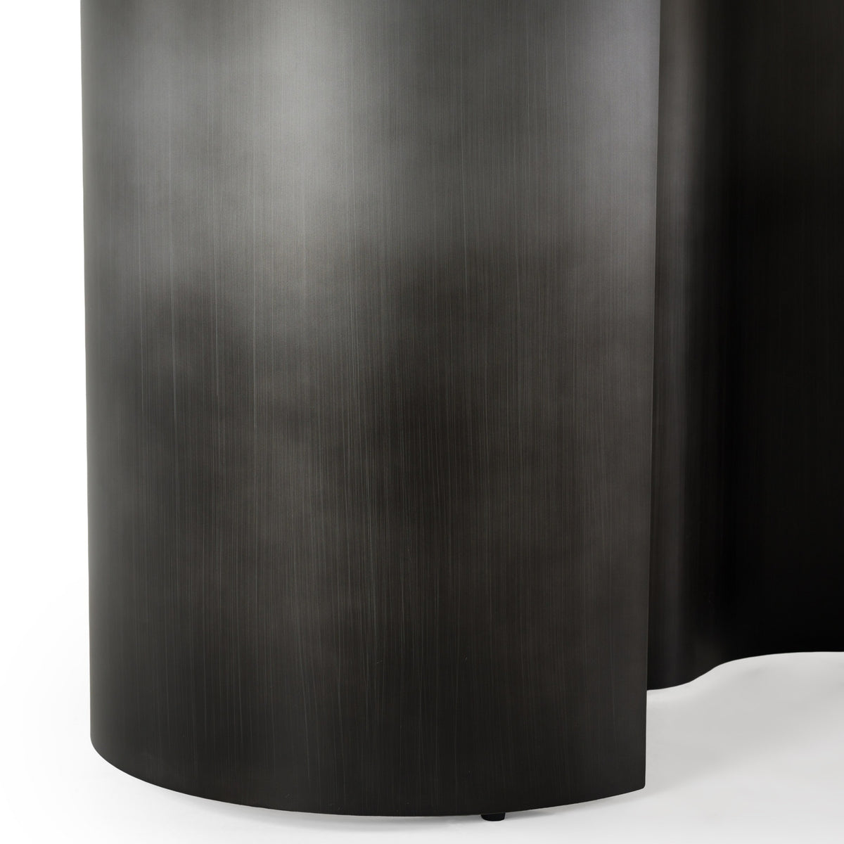 Brompton Modern Grey Glass + Gun Metal Grey Dining Table