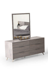 Mielcasa | Grey Nova Domus Bronx Italian Modern Grey Mirror | SKU VGACBRONX-MIR | MPN: 75455 | Free Delivery & Free Return