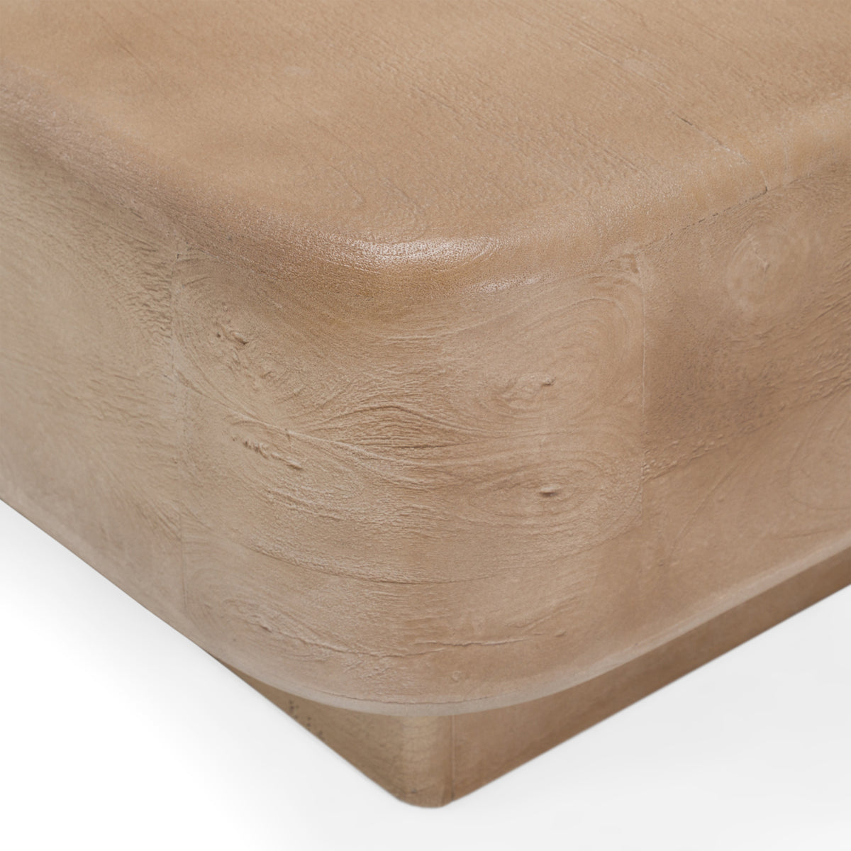 Bruno Modern Mango Wood Rectangular Coffee Table