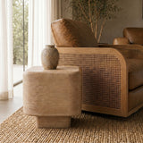 Bruno Modern Mango Wood Square End Table