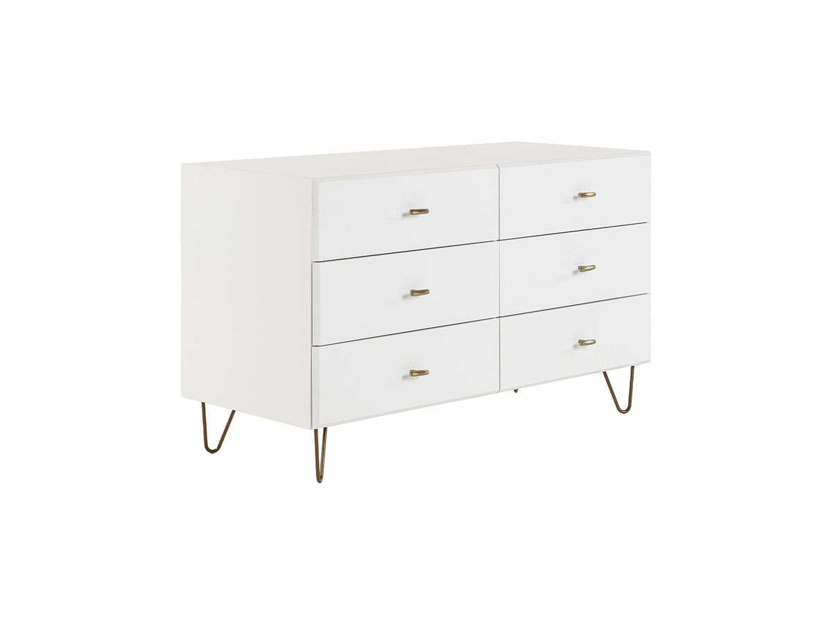Bryan Modern White Dresser