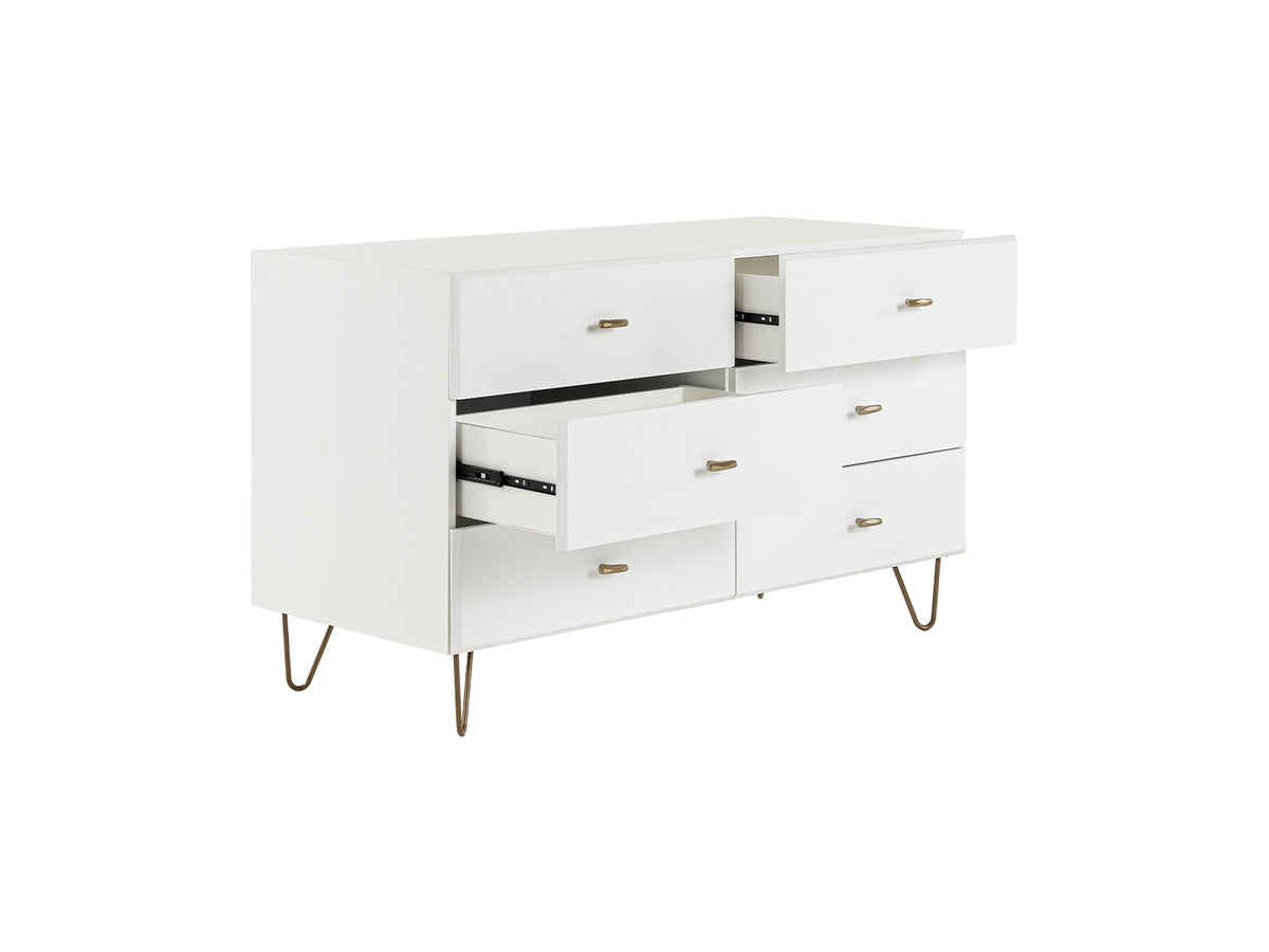 Bryan Modern White Dresser