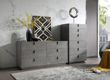 Buckley Modern Grey Crackle Chest