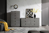 Buckley Modern Grey Crackle Chest