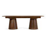 Truman Mid-Century Modern Extendable Dining Table