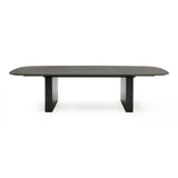 Calhoun Modern Smoked Oak Extendable Dining Table