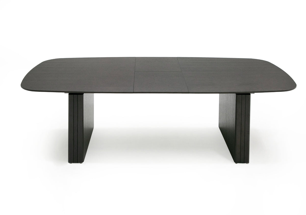 Calhoun Modern Smoked Oak Extendable Dining Table