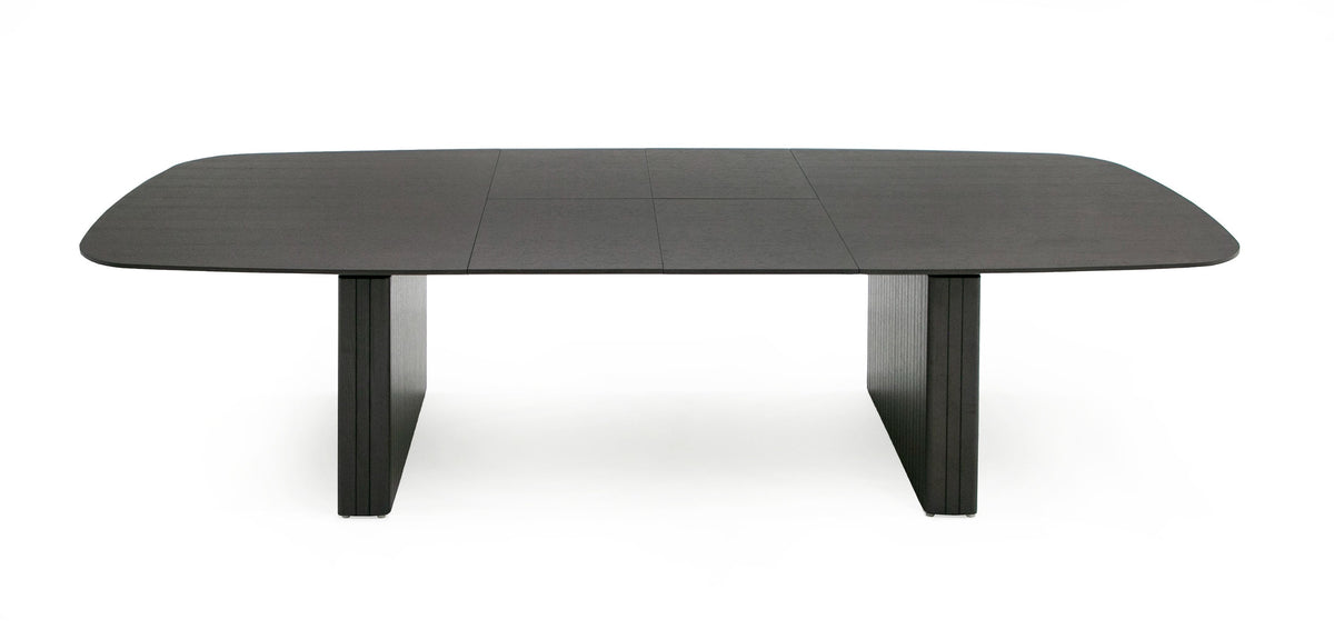 Calhoun Modern Smoked Oak Extendable Dining Table