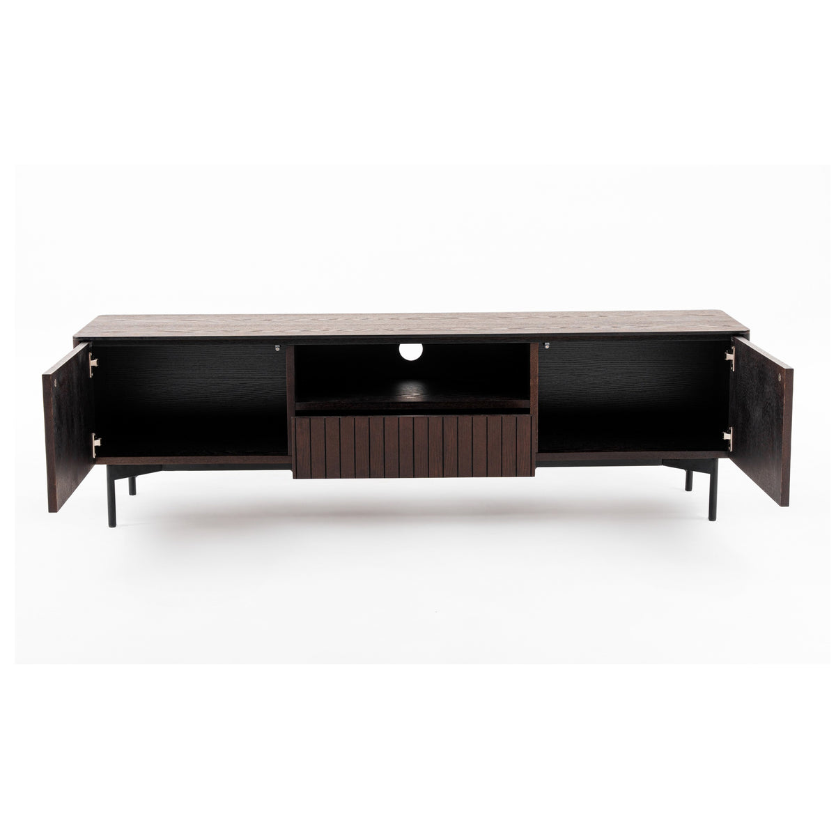 Calhoun Modern Smoked Ash TV Stand