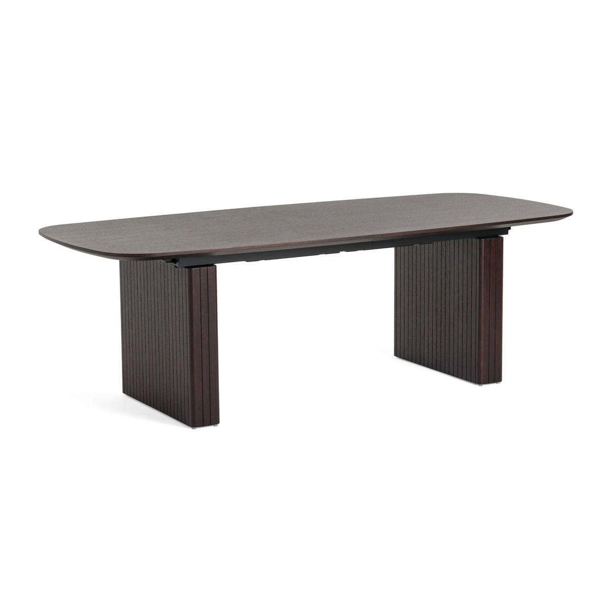 Calhoun Modern Smoked Oak Extendable Dining Table