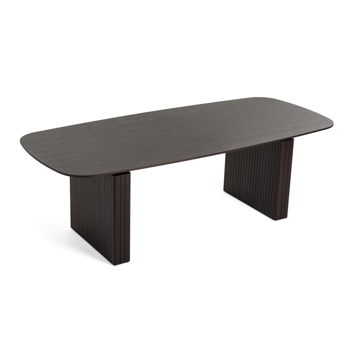 Calhoun Modern Smoked Oak Extendable Dining Table