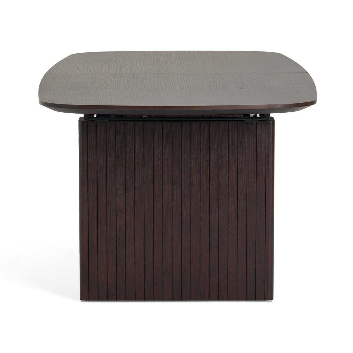 Calhoun Modern Smoked Oak Extendable Dining Table