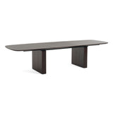 Calhoun Modern Smoked Oak Extendable Dining Table