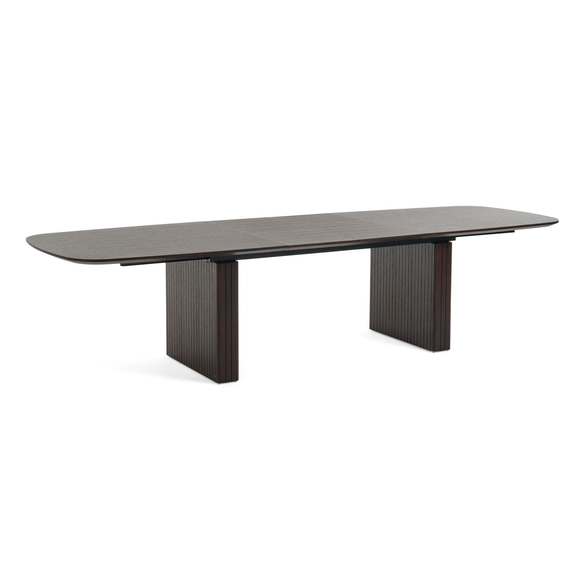 Calhoun Modern Smoked Oak Extendable Dining Table