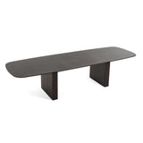 Calhoun Modern Smoked Oak Extendable Dining Table