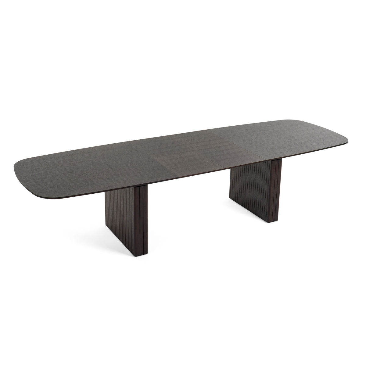Calhoun Modern Smoked Oak Extendable Dining Table