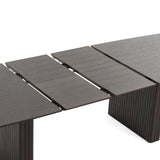 Calhoun Modern Smoked Oak Extendable Dining Table