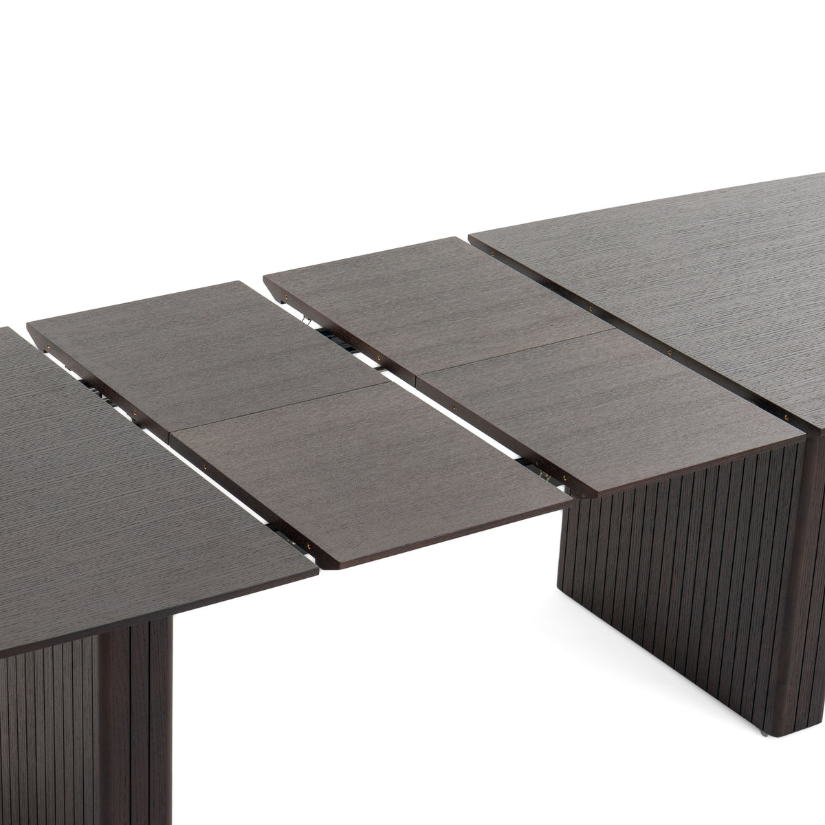 Calhoun Modern Smoked Oak Extendable Dining Table