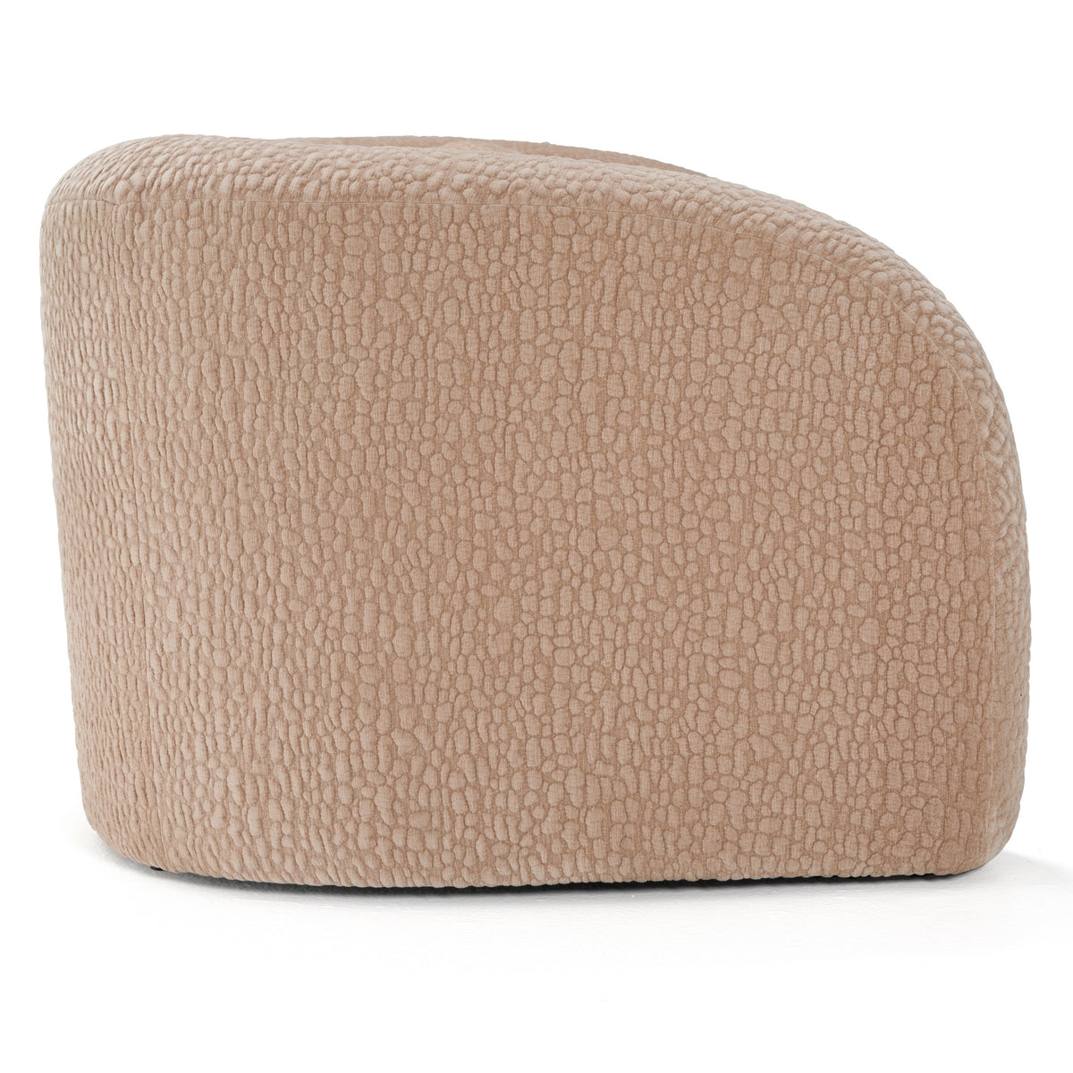 Calico Contemporary Tan Fabric 3-Seat Sofa