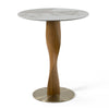 Calvary Mid-Century Modern Ceramic + Walnut Bar Table
