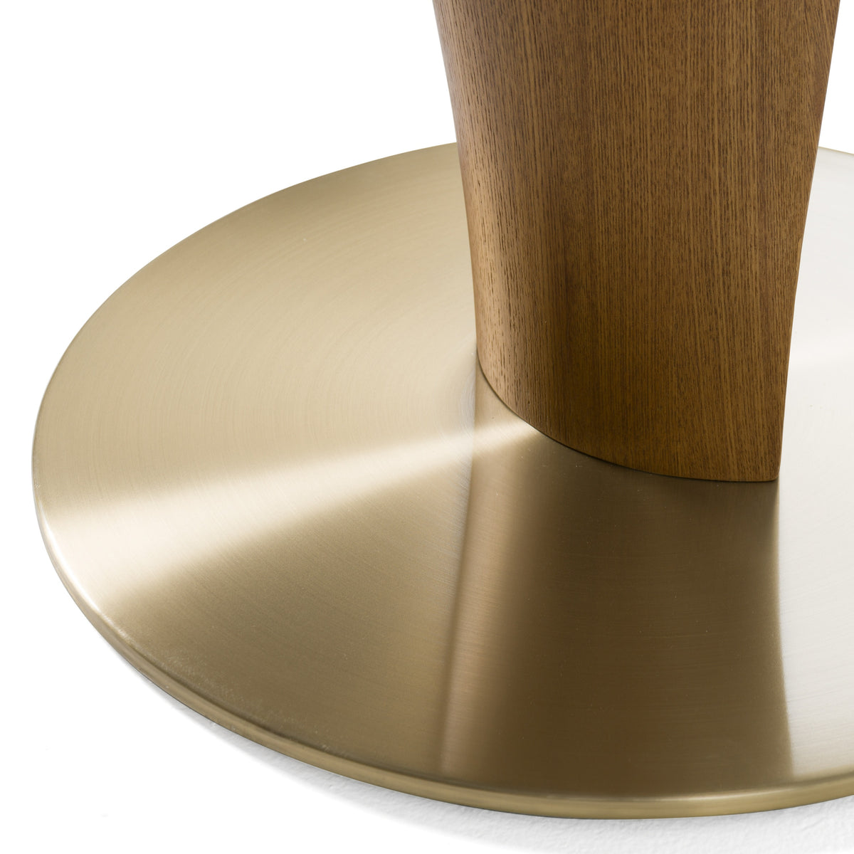 Calvary Mid-Century Modern Ceramic + Walnut Bar Table