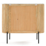 Cambridge White Marble & Mango 3 Drawer Dresser