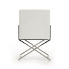 Capra Modern White Leatherette Dining Chair
