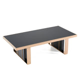 Cartier Modern Black & Rosegold Coffee Table