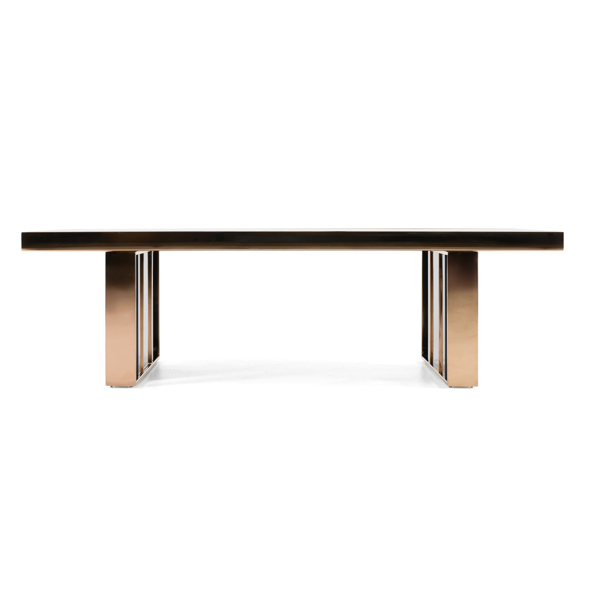 Cartier Modern Black & Rosegold Coffee Table